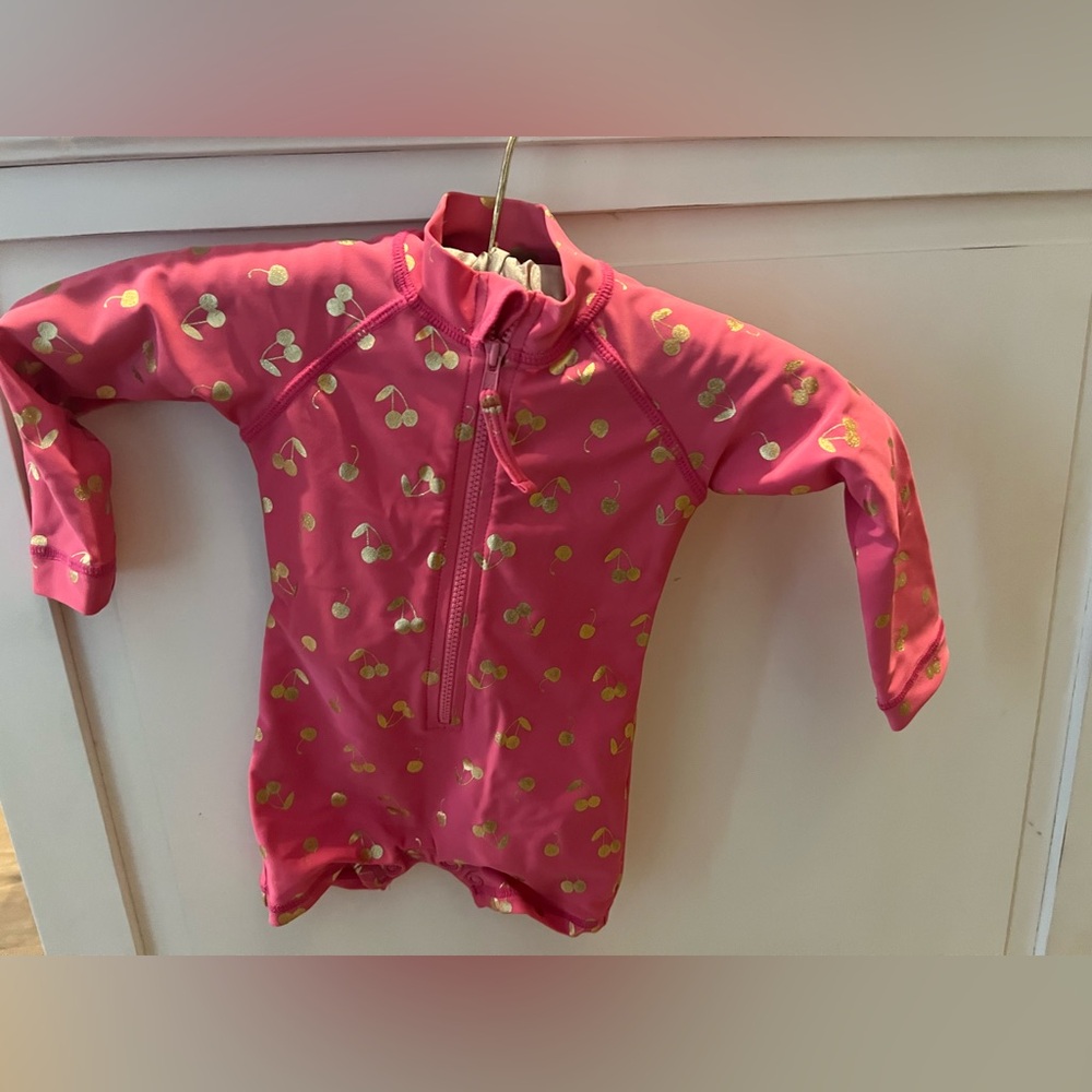 Little girls SZ 3 month EGG Collective shortall swimsuit